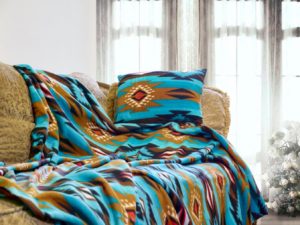 SnoozePac Raindance Teal Couch