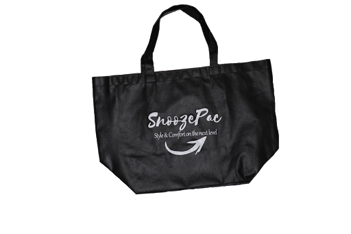 SnoozePac Black Tote